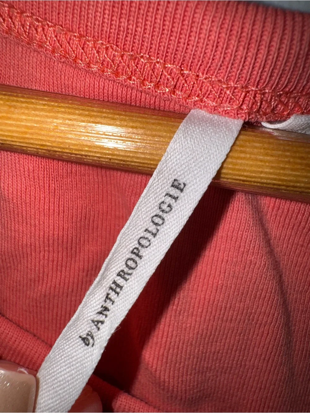 Anthropologie high-neck cotton pullover tank top